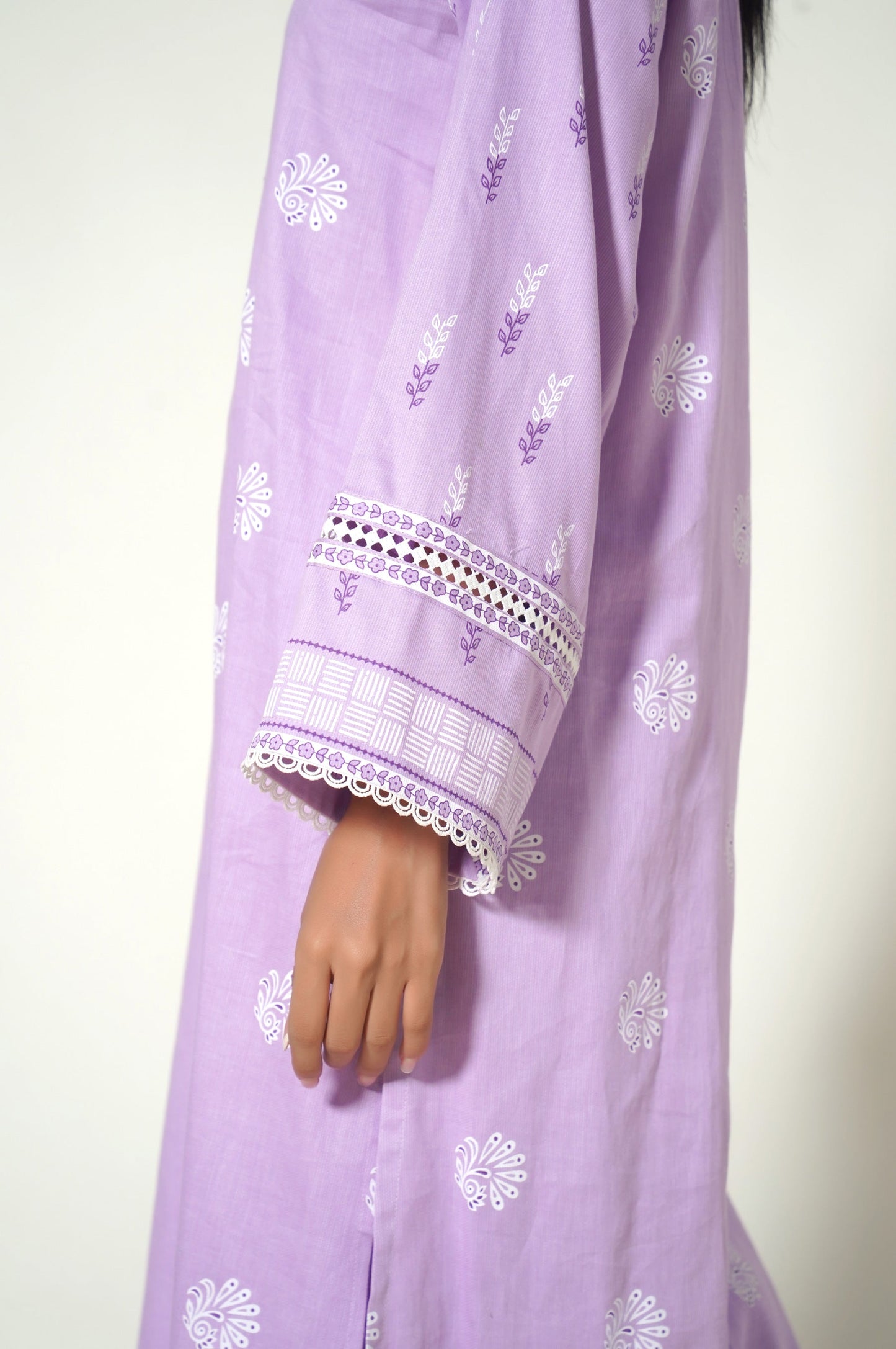 Unstitched 2 Piece Paste Printed Cottel Suit