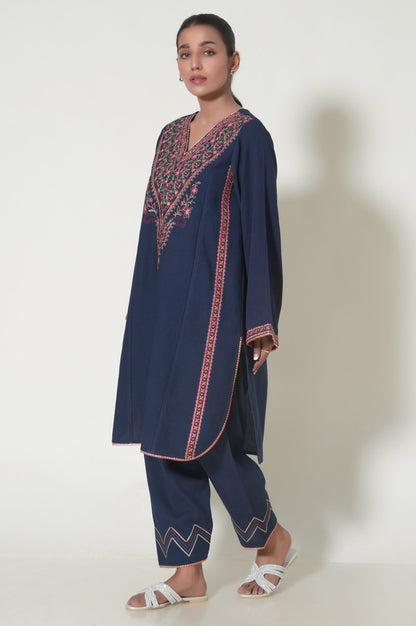Unstitched 2 Piece Embroidered Cottle Suit