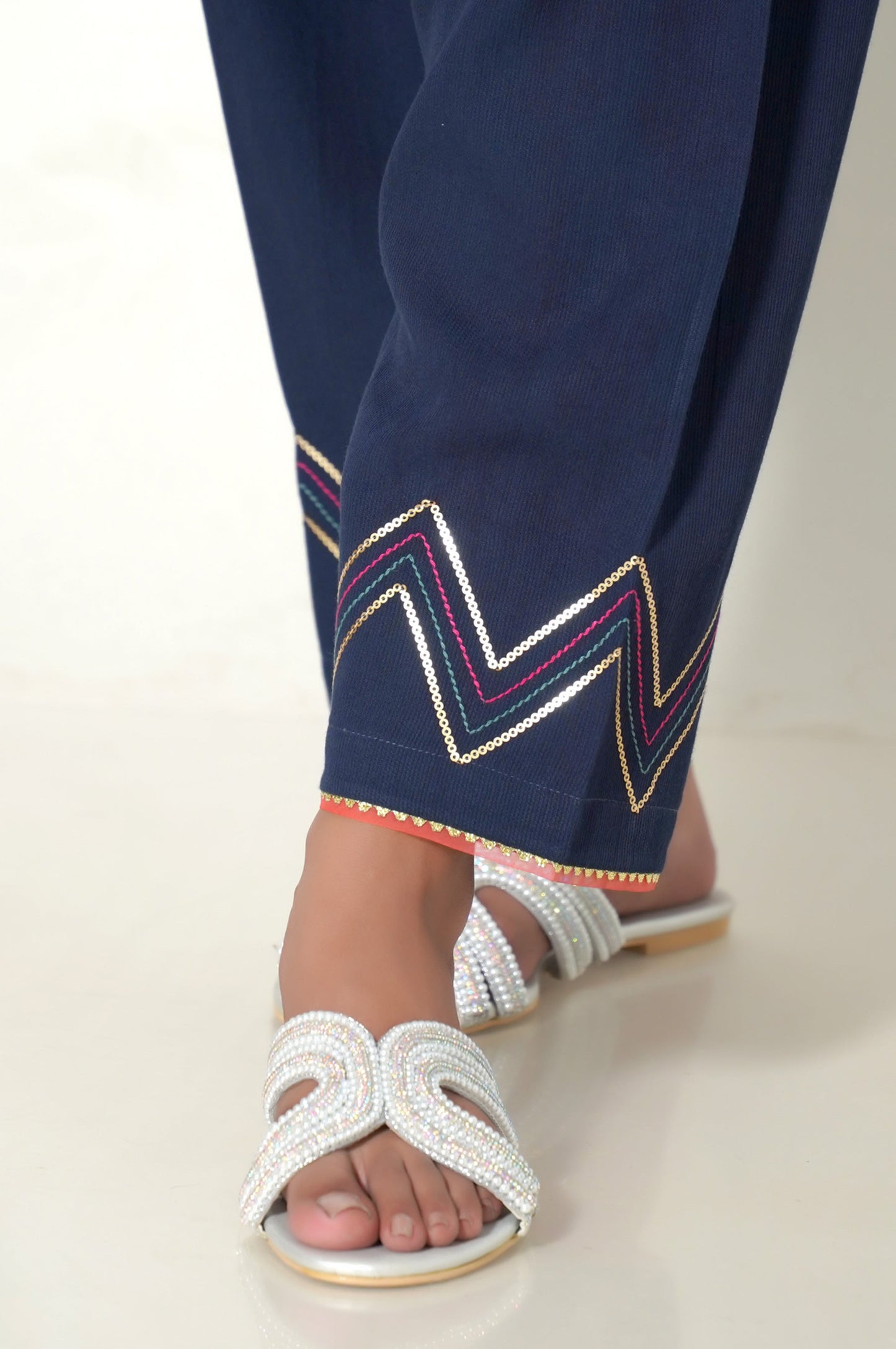 Unstitched 2 Piece Embroidered Cottle Suit