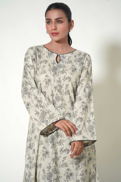 Stitched 2 Piece Printed Khaddar Suit