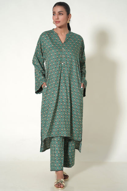 Unstitched 2 Piece Printed Suit