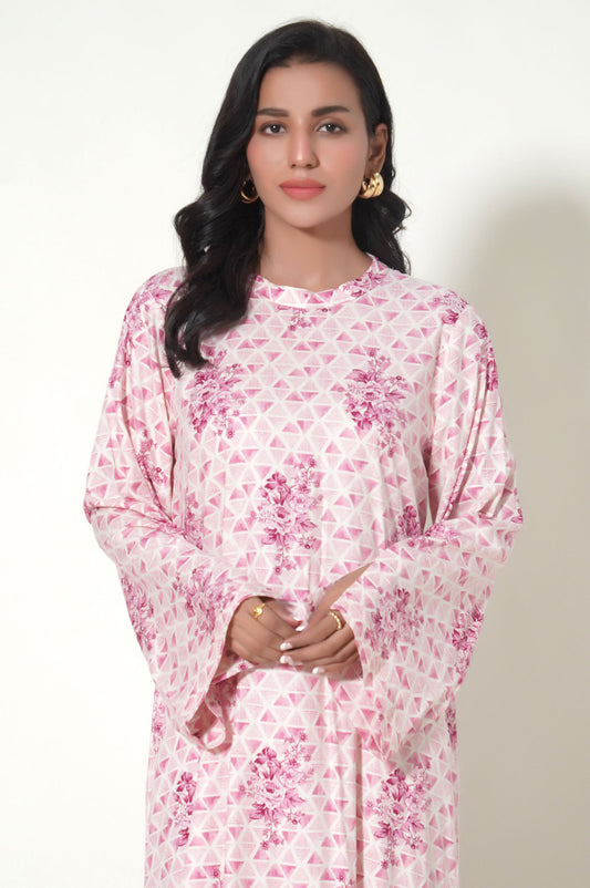 Unstitched 2 Piece Printed Linen Viscose Suit