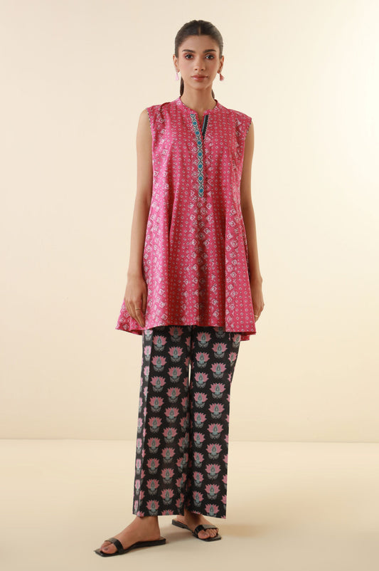 Unstitched 2 Piece Printed Lawn Suit