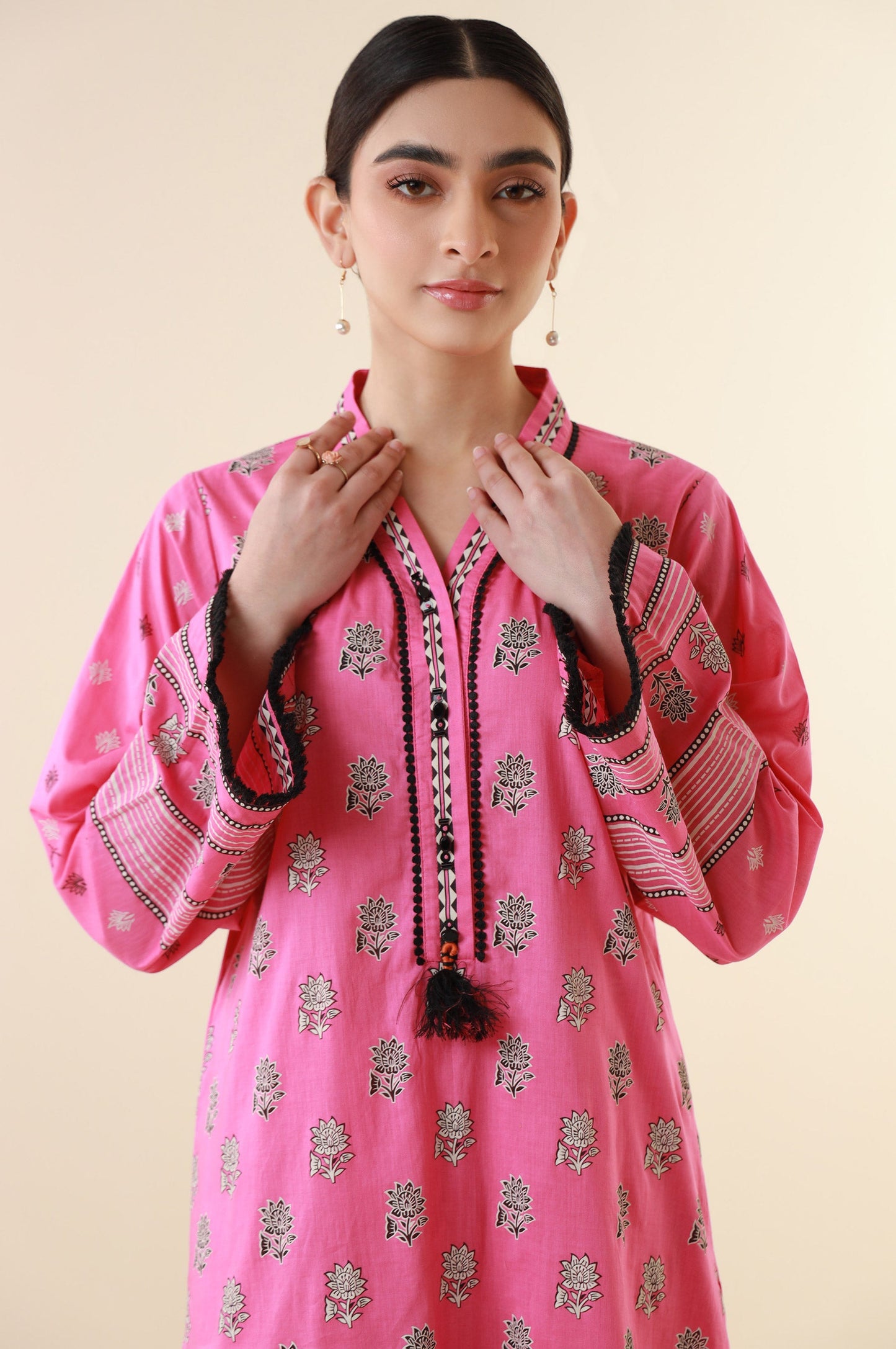 Unstitched 2 Piece Paste Printed Lawn Suit