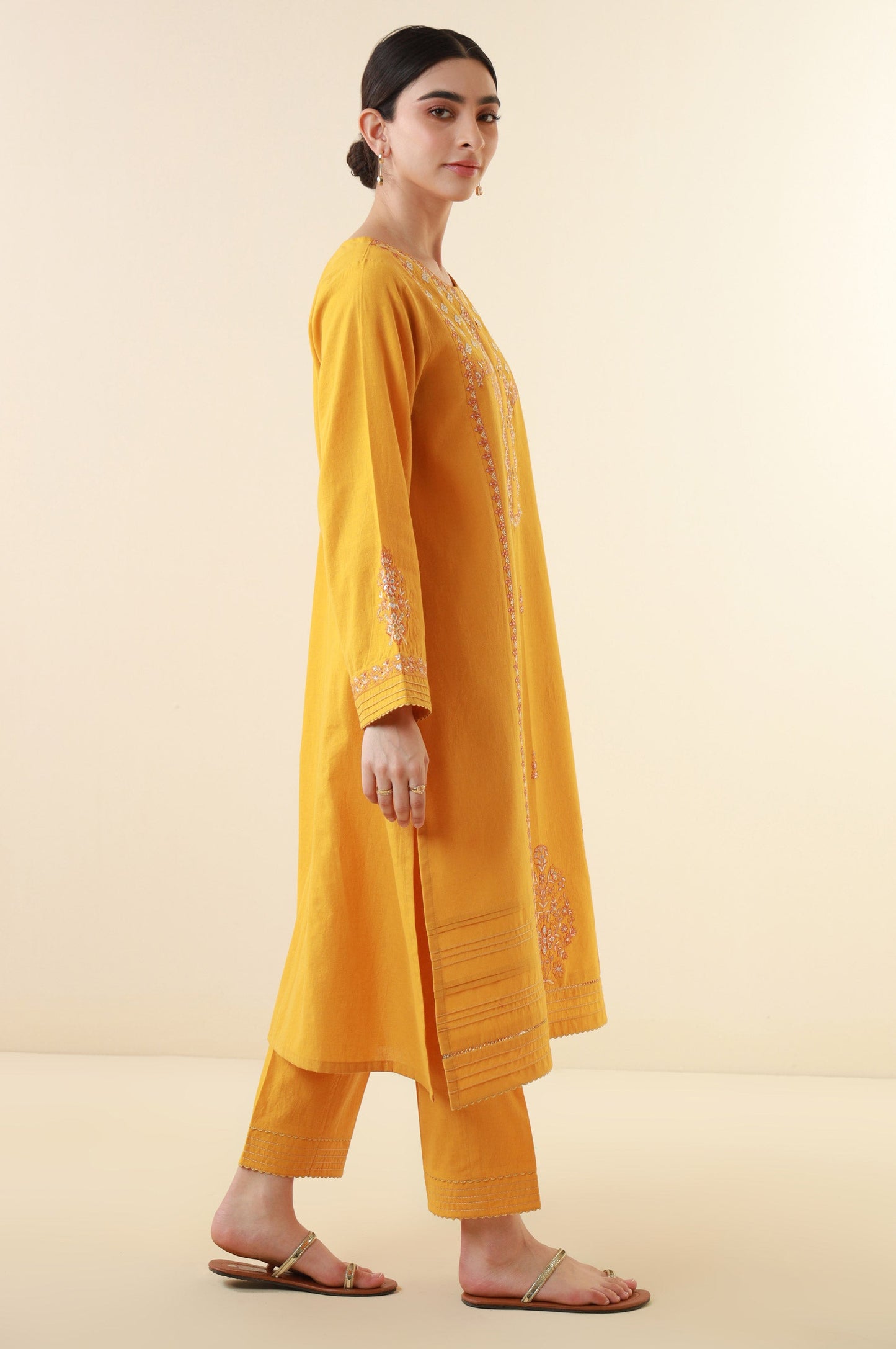 Unstitched 2 Piece Embroidered Lawn Suit