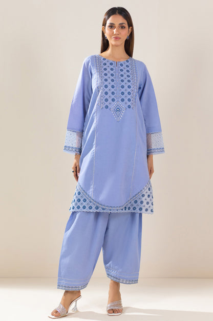 Unstitched 2 Piece Embroidered Lawn Suit