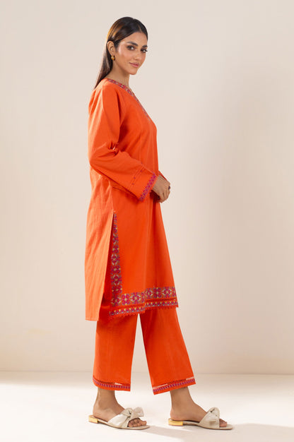 Unstitched 2 Piece Embroidered Lawn Suit