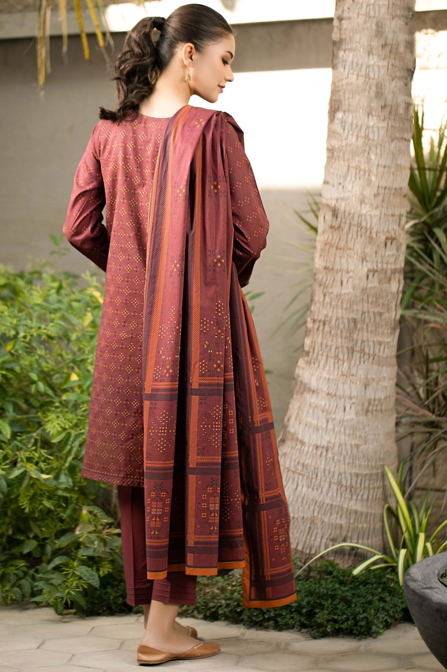 Stitched 3 Piece Embroidered Cambric Suit