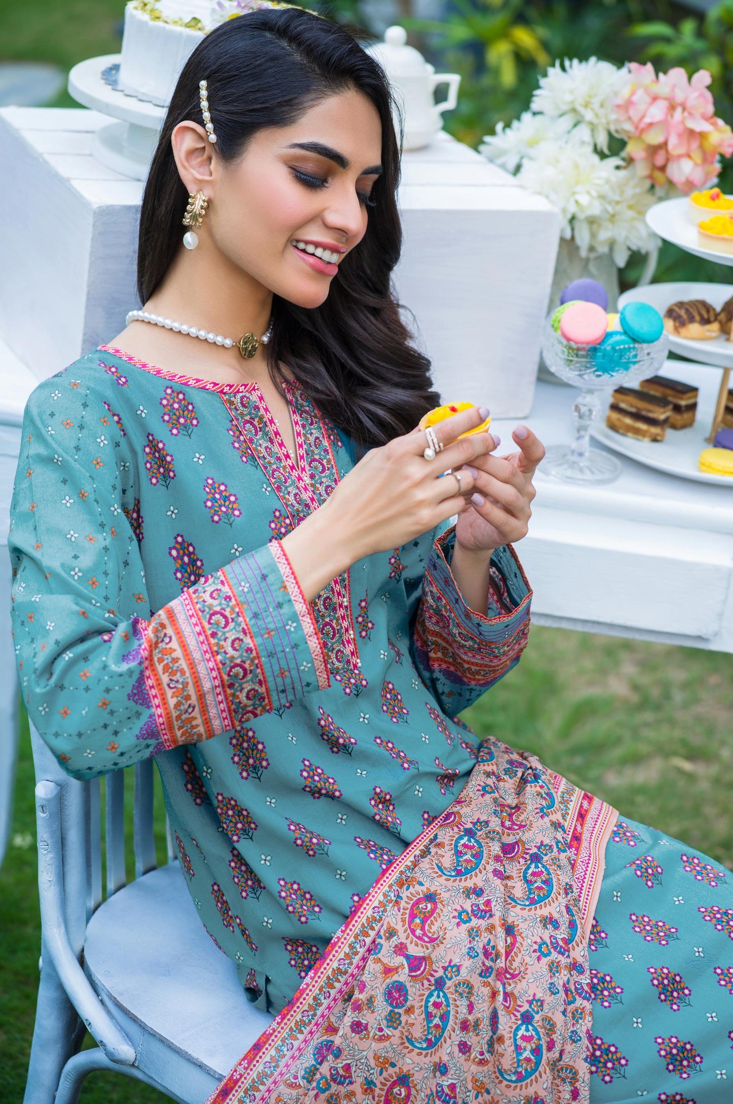 Stitched 3 Piece Printed Lawn Suit