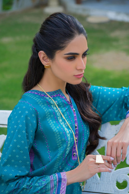 Stitched 3 Piece Printed Lawn Suit