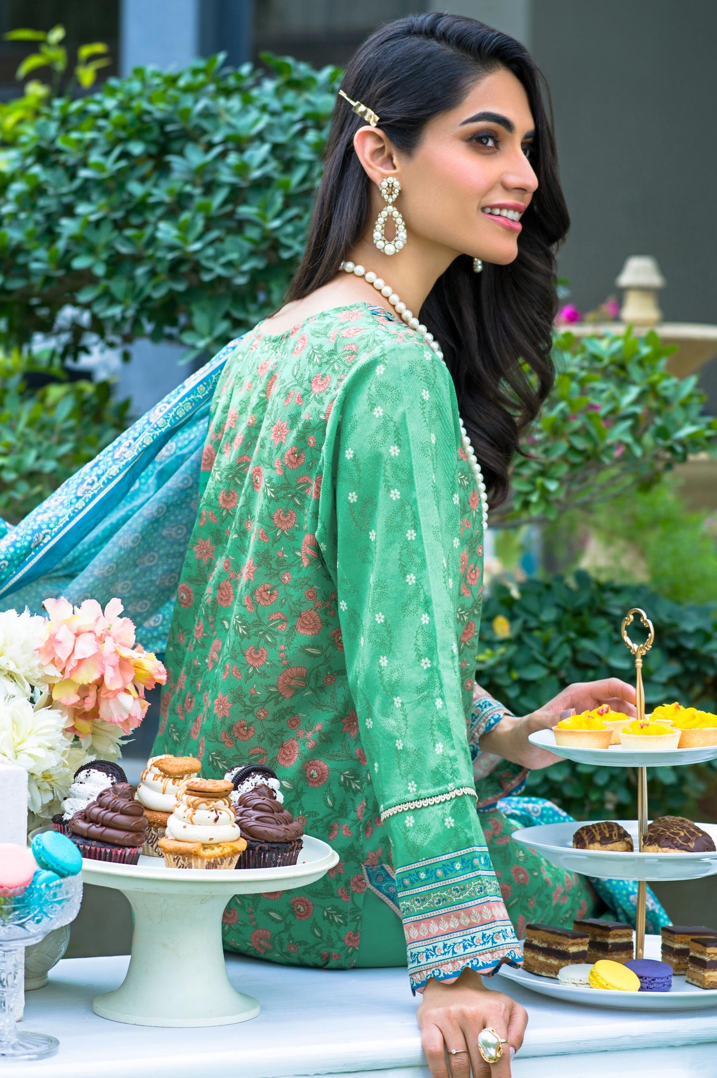 Stitched 3 Piece Printed Lawn Suit