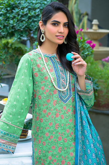 Stitched 3 Piece Printed Lawn Suit
