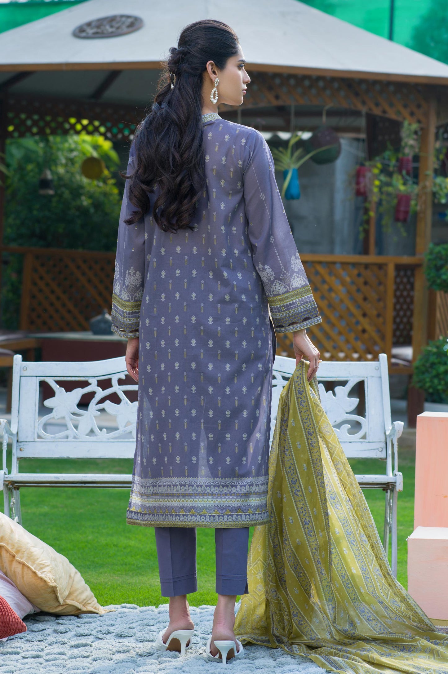 Stitched 3 Piece Printed Lawn Suit