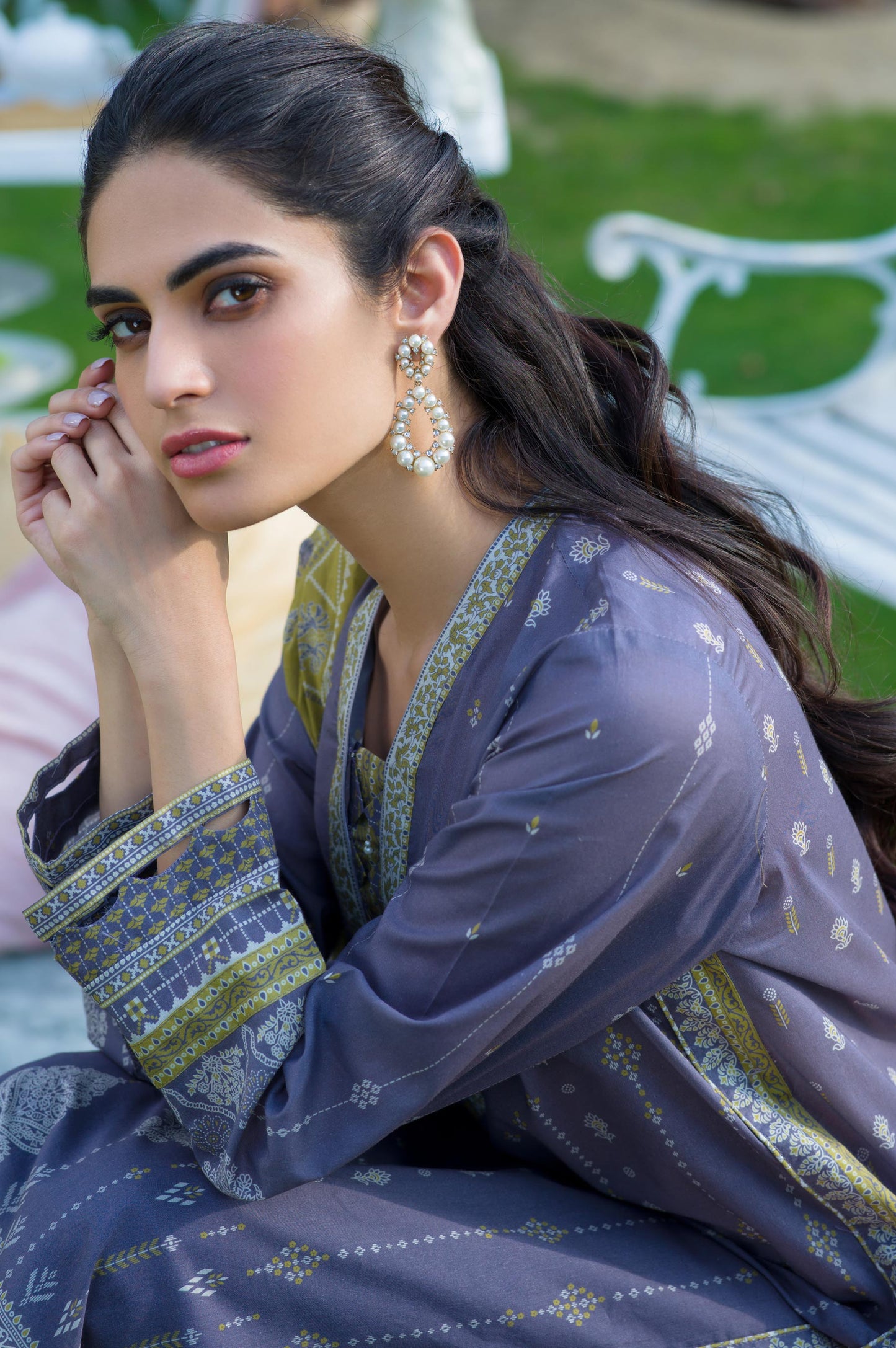Stitched 3 Piece Printed Lawn Suit
