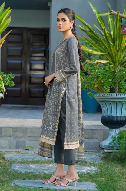 Stitched 3 Piece Printed Lawn Suit