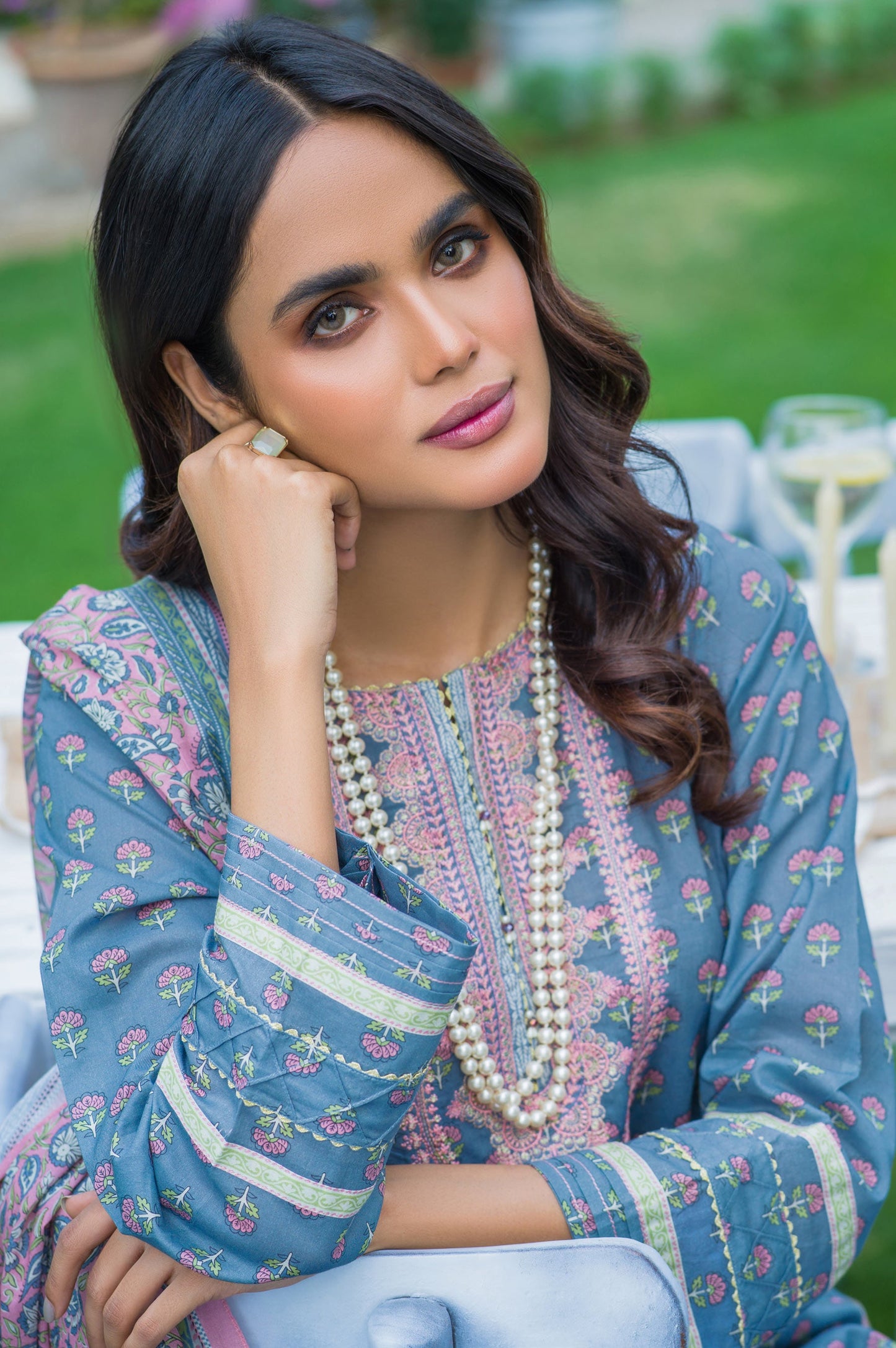 Stitched 3 Piece Embroidered Lawn Suit