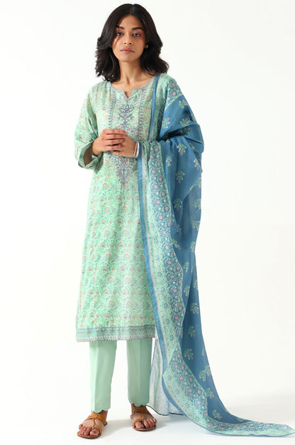Stitched 3 Piece Embroidered Lawn Suit
