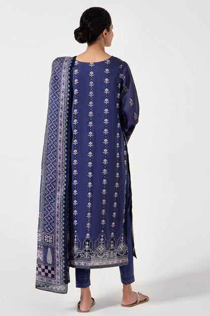 Stitched 3 Piece Embroidered Lawn Suit