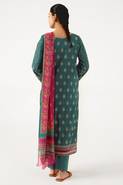 Stitched 2 Piece Embroidered Lawn Suit
