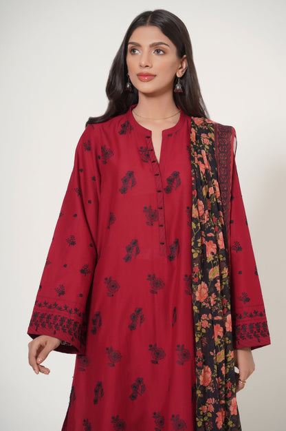 Stitched 3 Piece Chikankari Suit