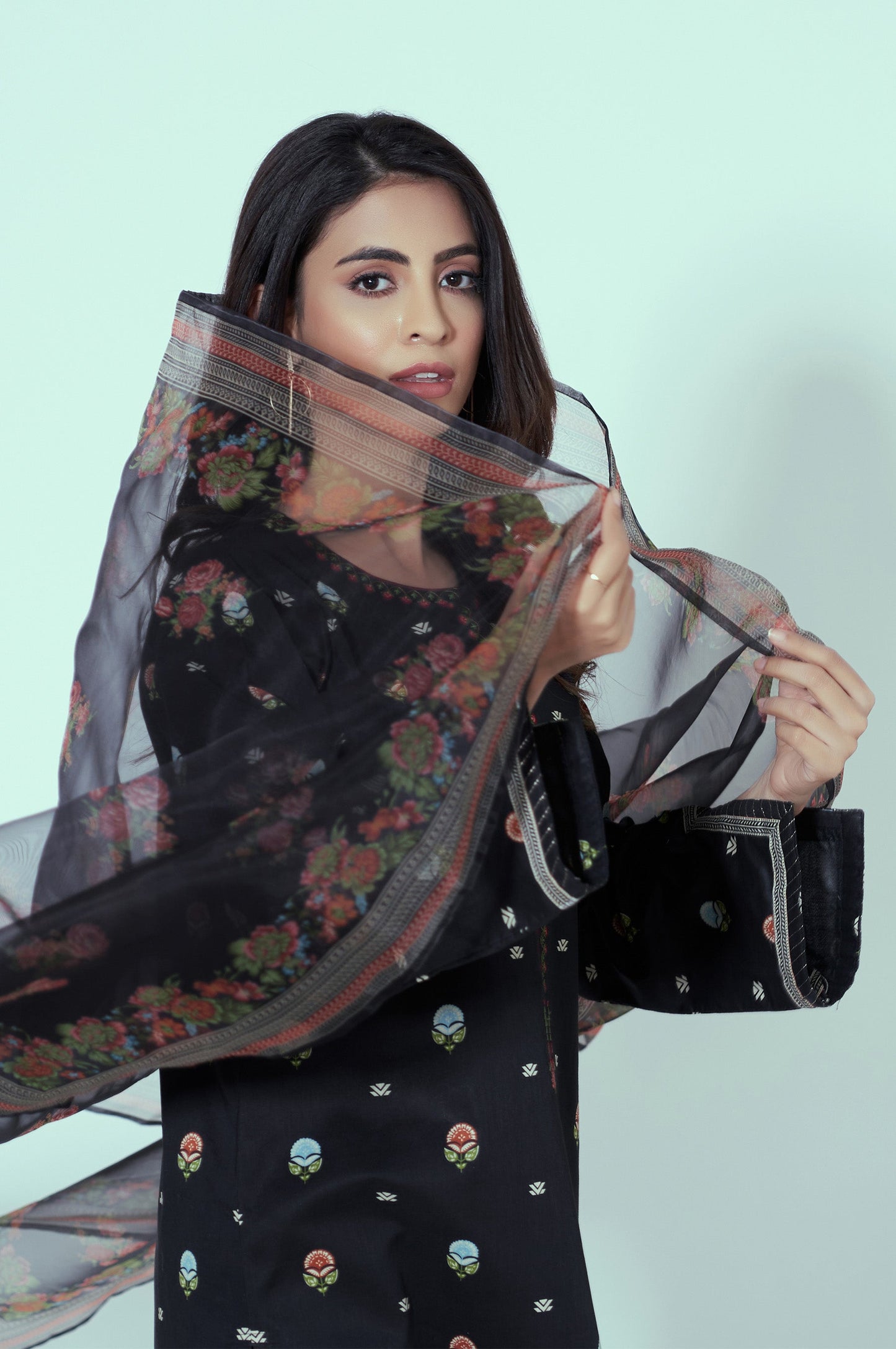 Stitched 3 Piece Printed Lawn Suit