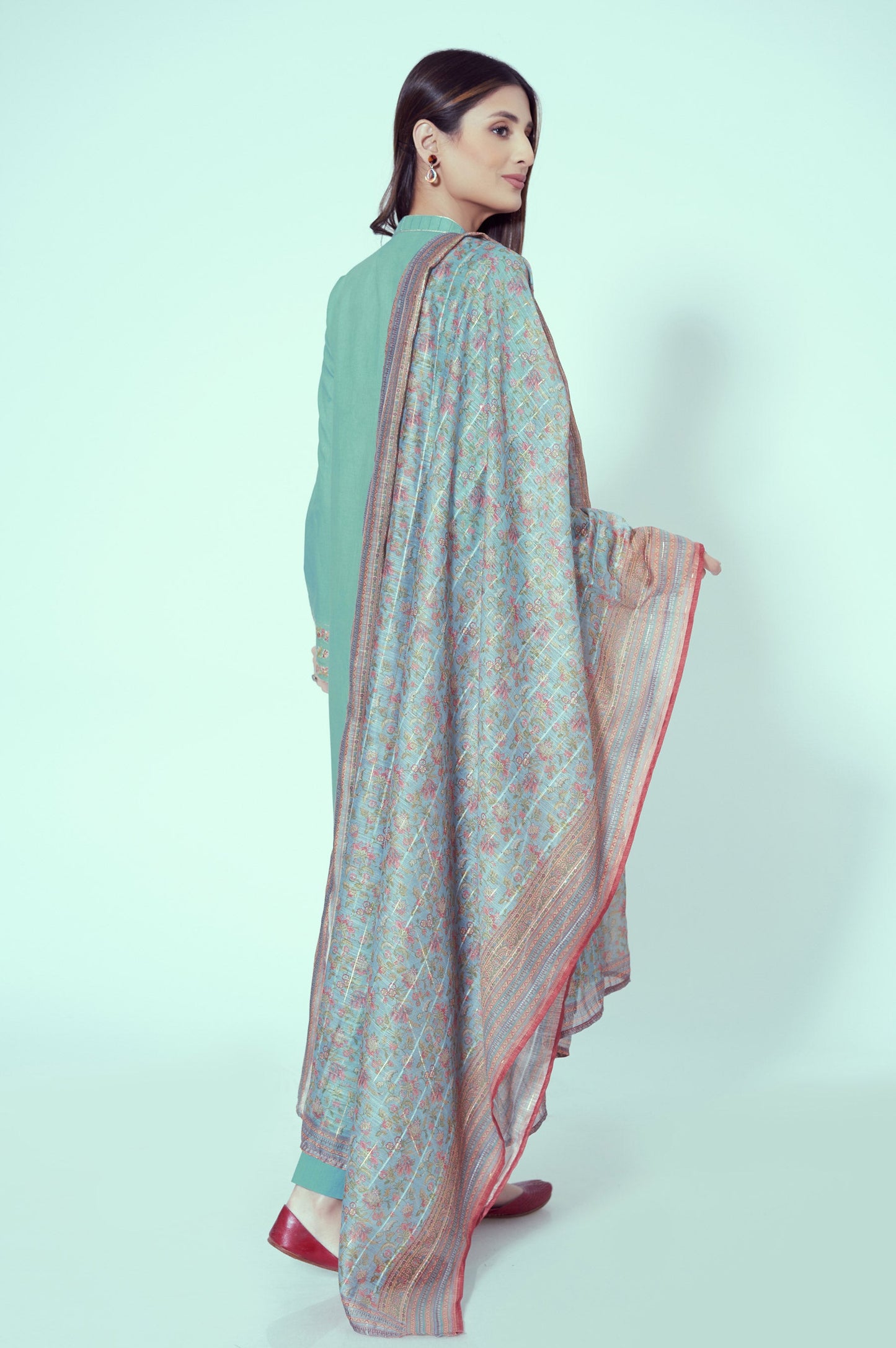 Stitched 3 Piece Embroidered Suit