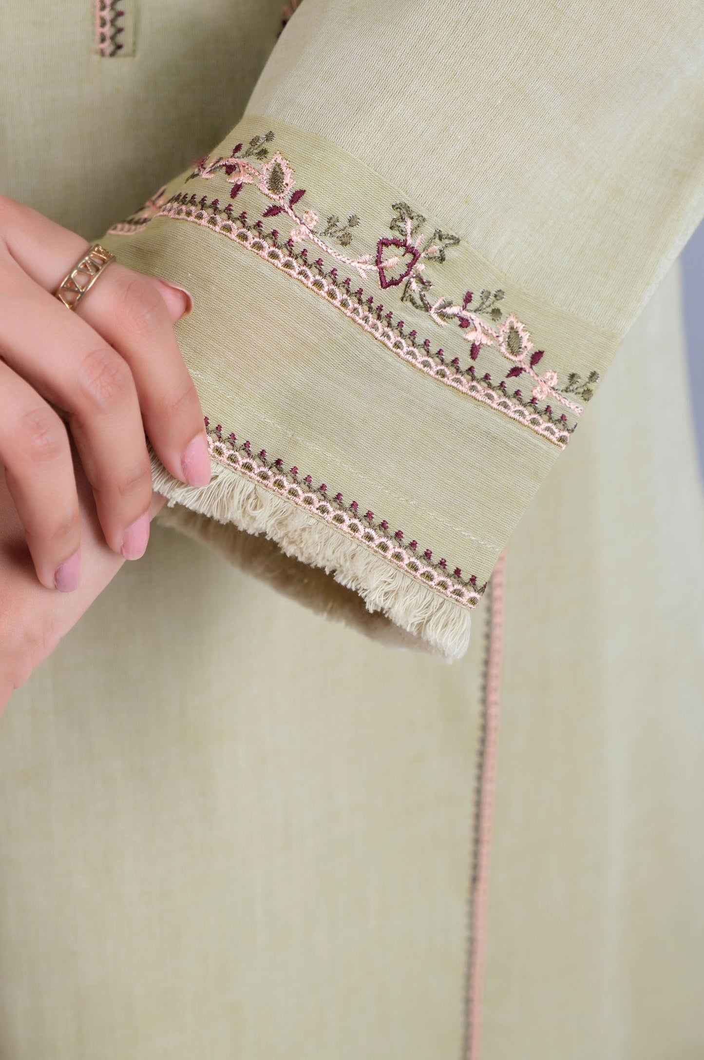 Unstitched 3 Piece Embroidered  Yarn Dyed Jacquard Suit