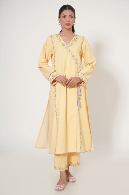 Stitched 3 Piece Embroidered Cambric Suit