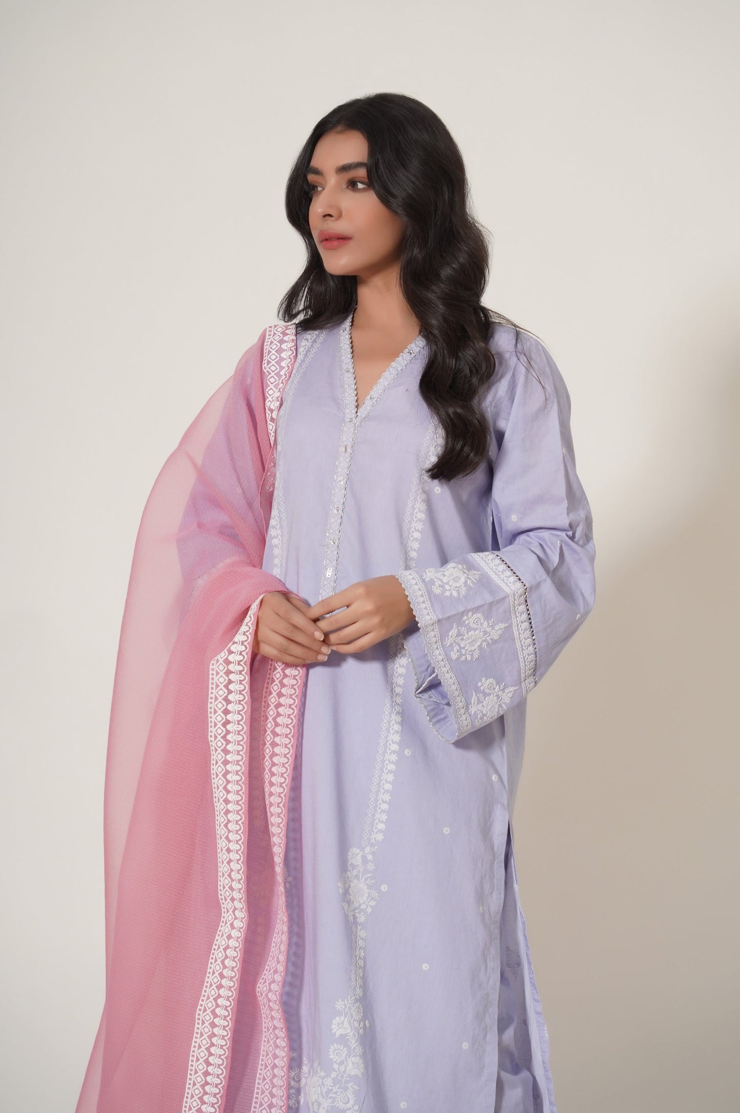 Stitched 3 Piece Puff Printed Lawn Suit