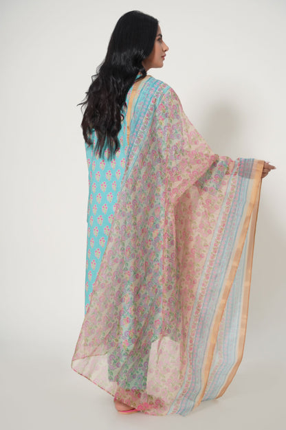 Unstitched 3 Piece Printed Lawn Suit