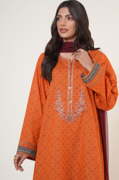 Stitched 3 Piece Printed Masuri Lawn