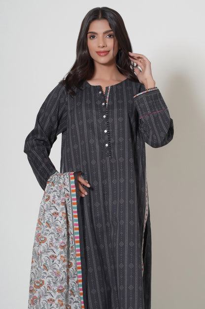 Unstitched 3 Piece Cambric Suit