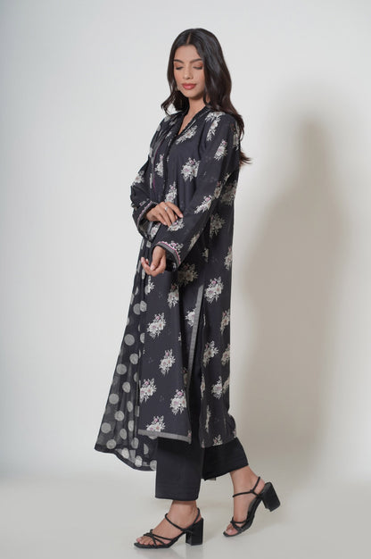 Unstitched 3 Piece Cambric Suit