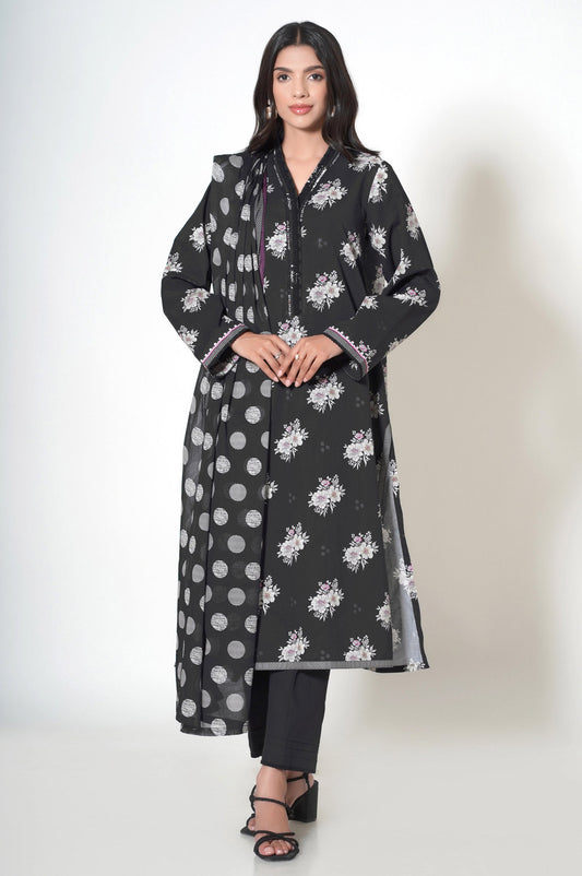 Unstitched 3 Piece Cambric Suit