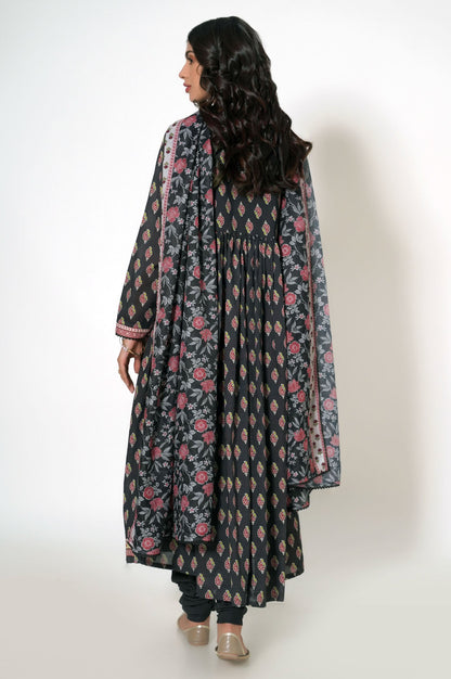 Unstitched 3 Piece Printed Lawn Suit