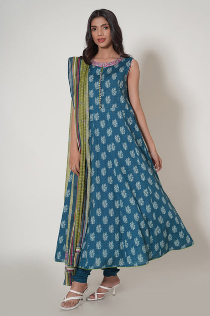 Unstitched 3 Piece Printed Cambric Suit