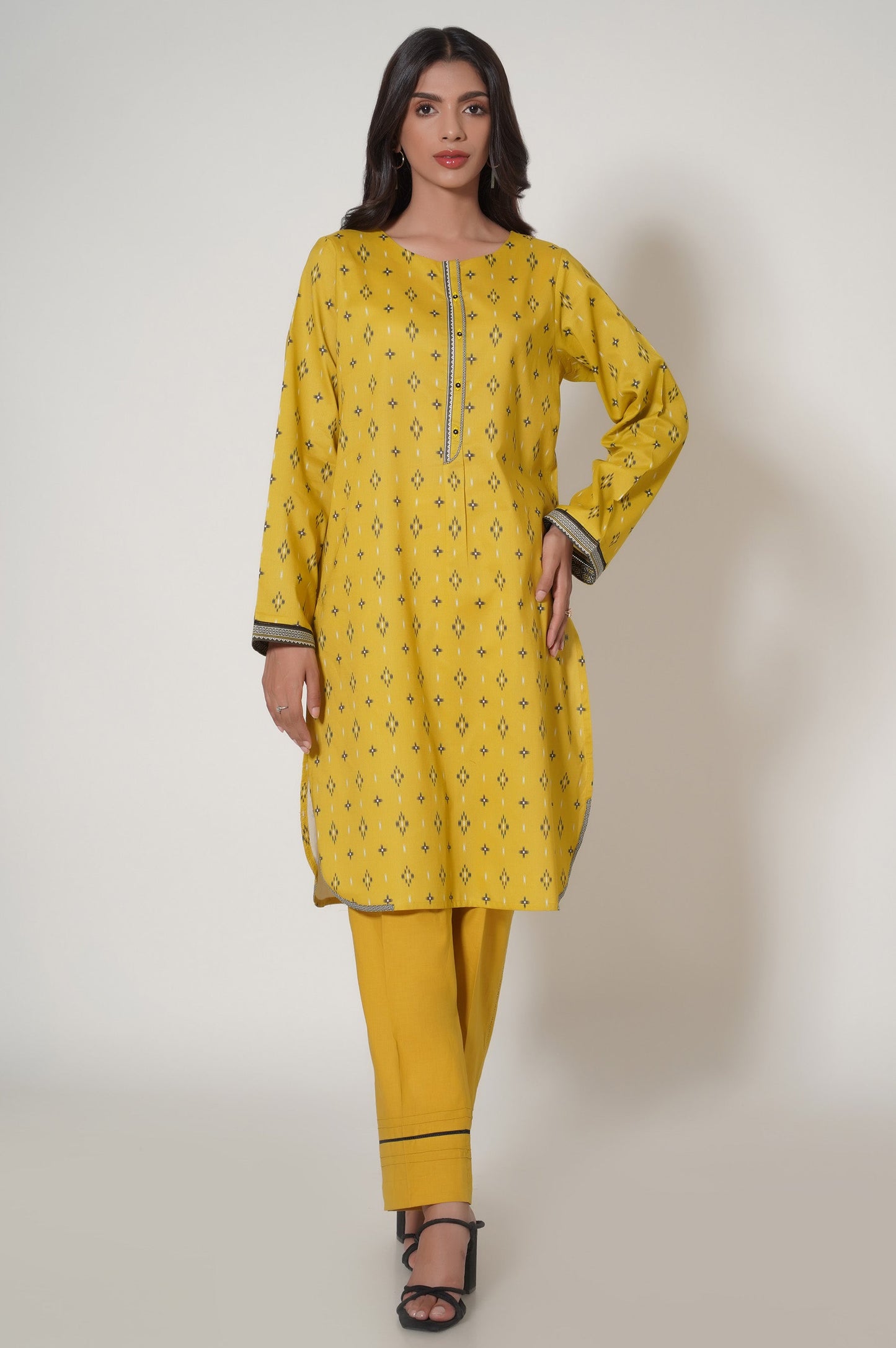 Stitched 3 Piece Lawn Suit