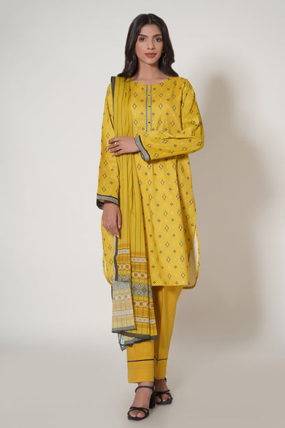 Stitched 3 Piece Lawn Suit