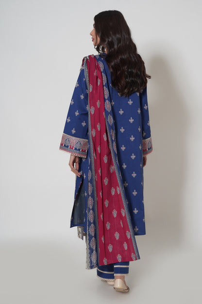 Stitched 3 Piece Cambric Suit