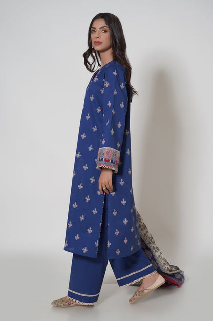 Stitched 3 Piece Cambric Suit