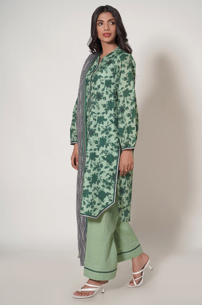 Unstitched 3 Piece Printed Lawn Suit