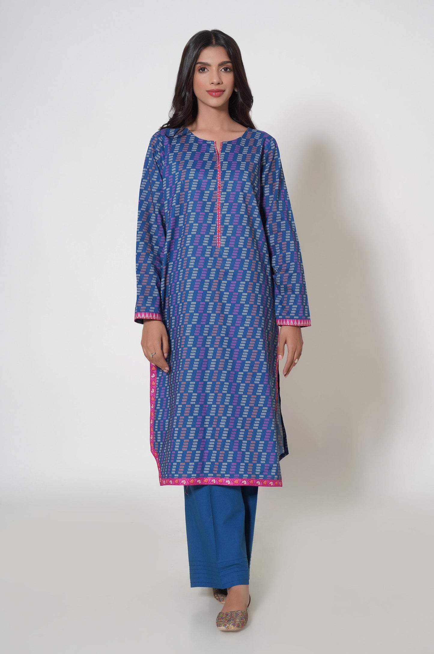 Stitched 2 Piece Cambric Suit