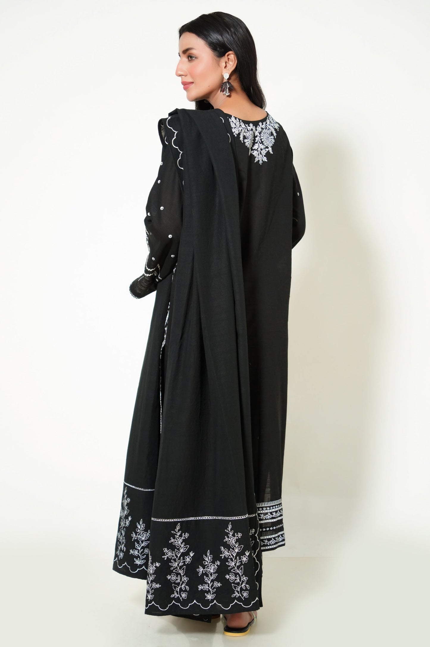 Stitched 3 Piece Textured Slub Suit