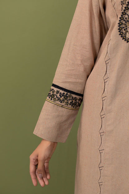 Unstitched 3 Piece Embroidered Multi Neps Suit