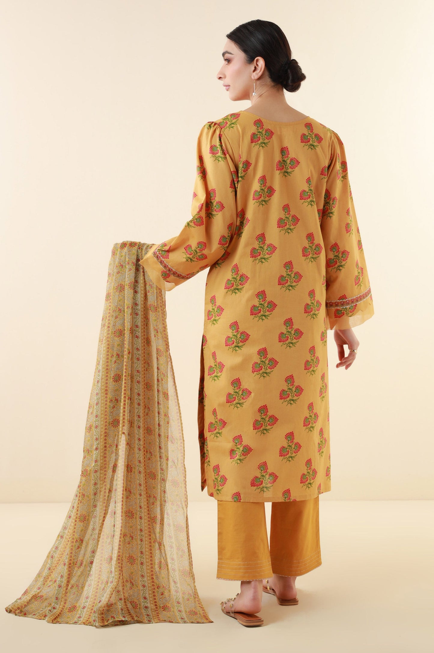 Stitched 3 Piece Printed Lawn Suit