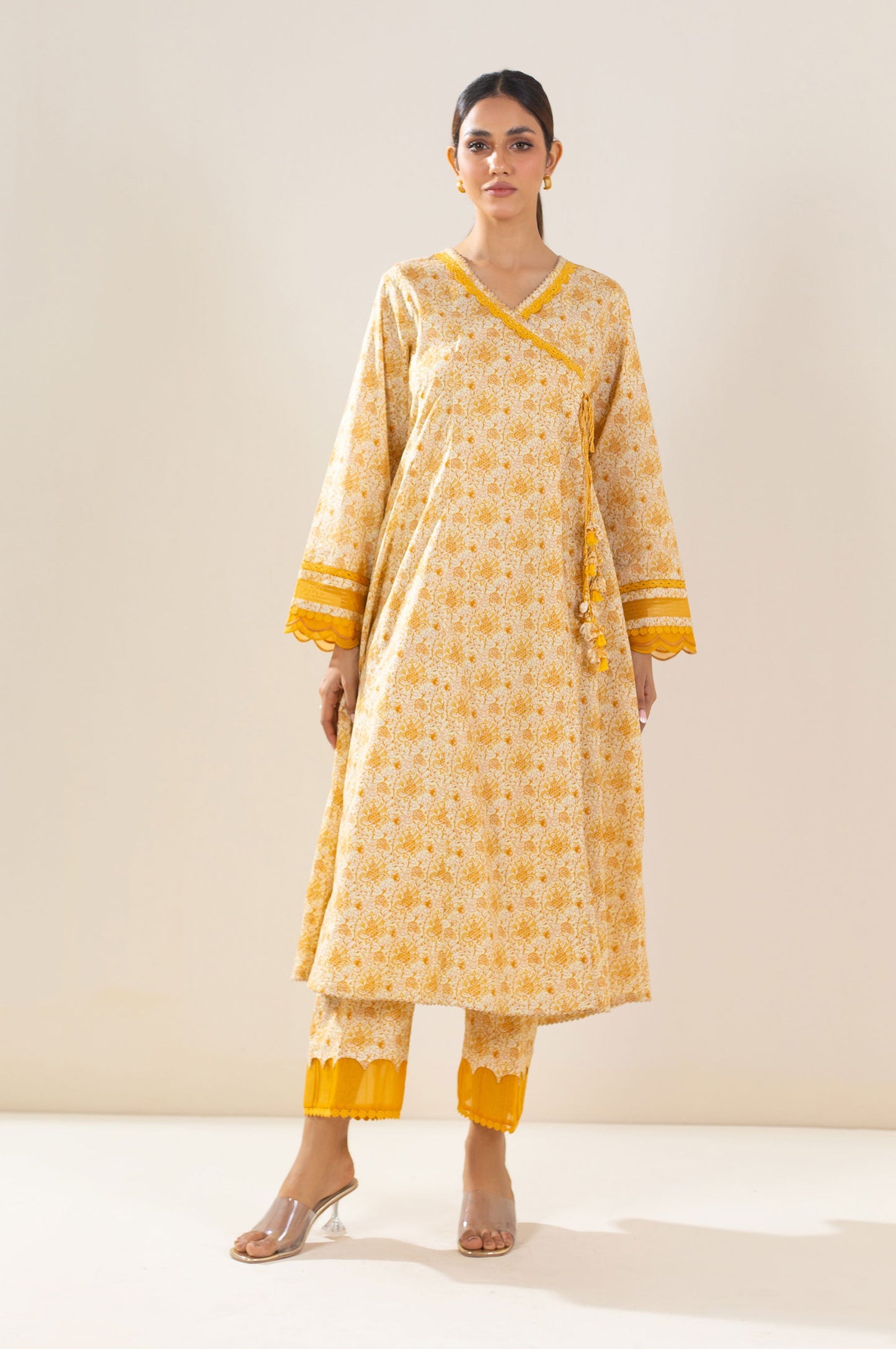 Unstitched 3 Piece Printed Lawn Suit