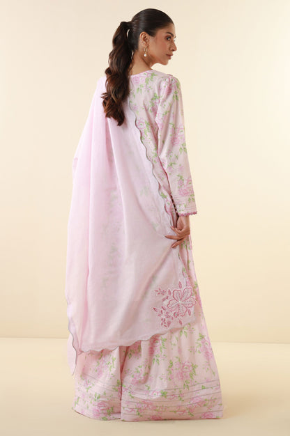 Unstitched 3 Piece Printed Lawn Suit