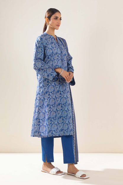 Stitched 3 Piece Printed Lawn Suit