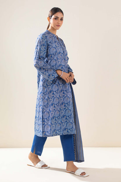 Stitched 3 Piece Printed Lawn Suit