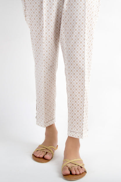 Cambric Embellished Cigarette Pants - Copper Paste